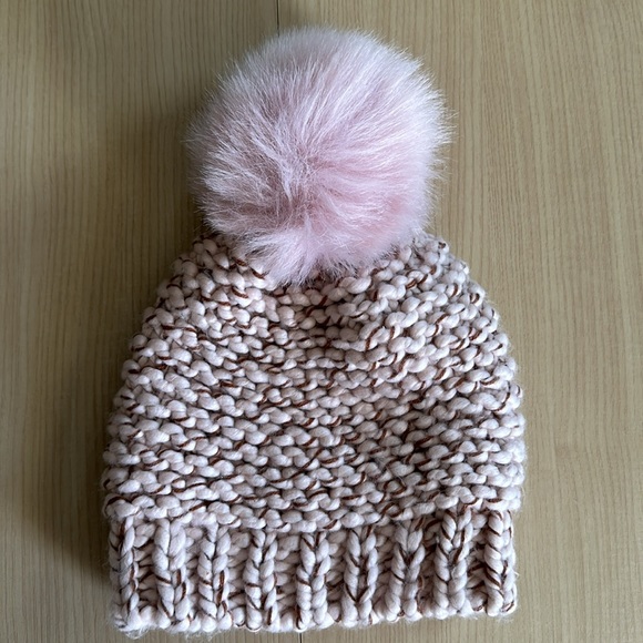 Express Pink Knit Beanie - Picture 4 of 6